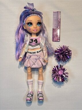 Rainbow High Cheer Violet Willow Doll + Accessories 💜